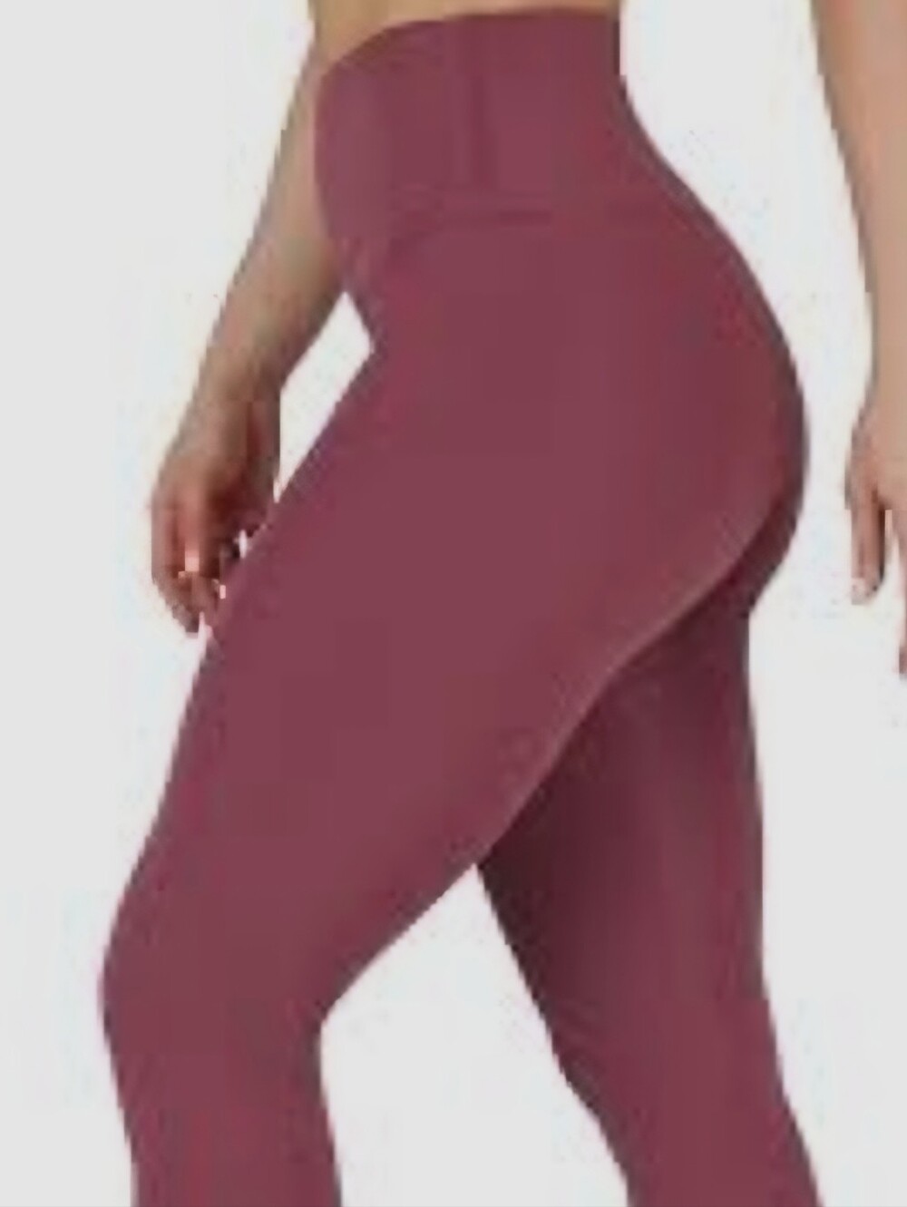 High-Waist Sculpting Leggings in Mahogany